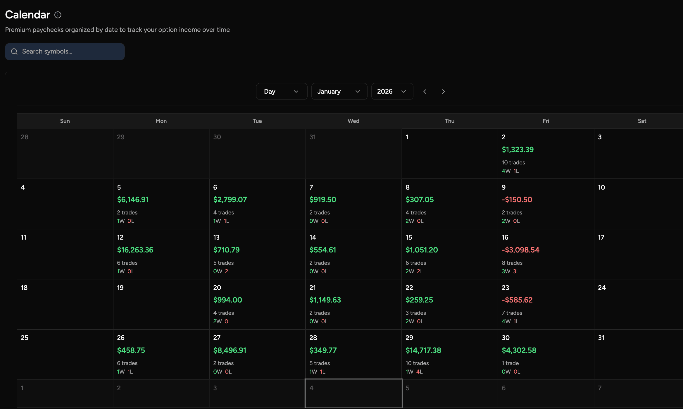 Premium Calendar